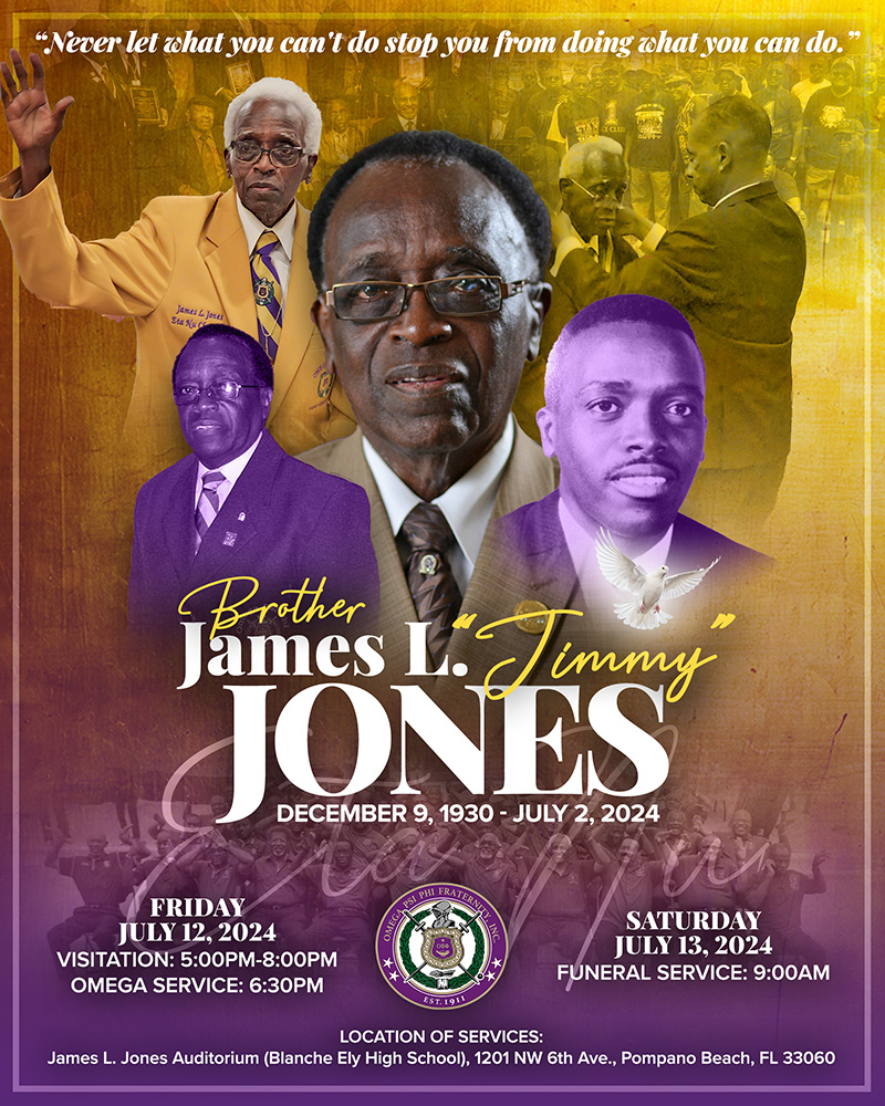 Brother James. L. "Jimmy Jones, deceased at age 93