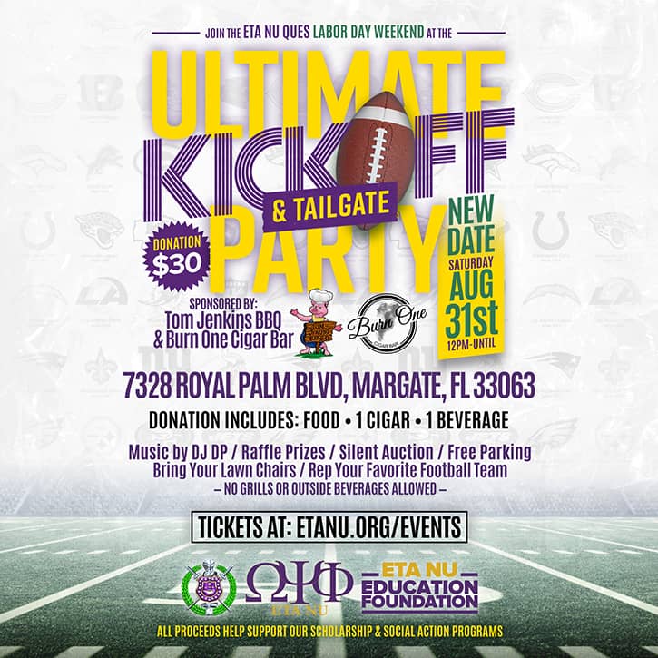 The Ultimate Kickoff & Tailgate Party - Saturday, 8/31