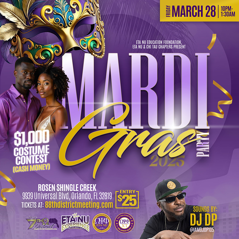 88th Annual Seventh District Meeting - Mardi Gras Party